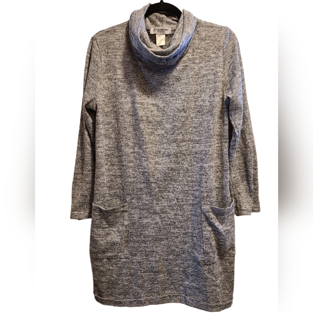 Cotton Emporium funnel-neck sweater dress S/M